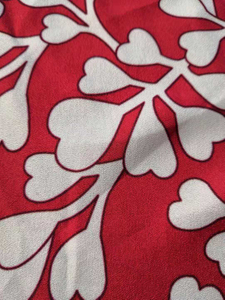 Printed Silk Viscose Fabric for Lady Dress