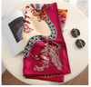 Wholesale Luxury Pure Silk Scarf for Ladies Head Wrap