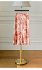 Floral Ladies Silk Slip Skirt Midi