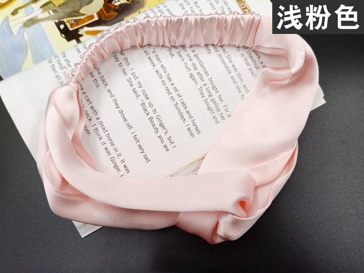 Silk Elastic Hairband And Scrunchies Hair Accessories For Ladies