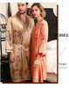 Personalised Matching Silk Pajamas for Couples
