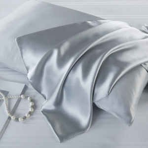 Customized Anti Wrinkle Grey Silk Pillowcase Manufacture