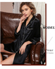 Affordable Organic Silk Night Dress for Ladies in Black