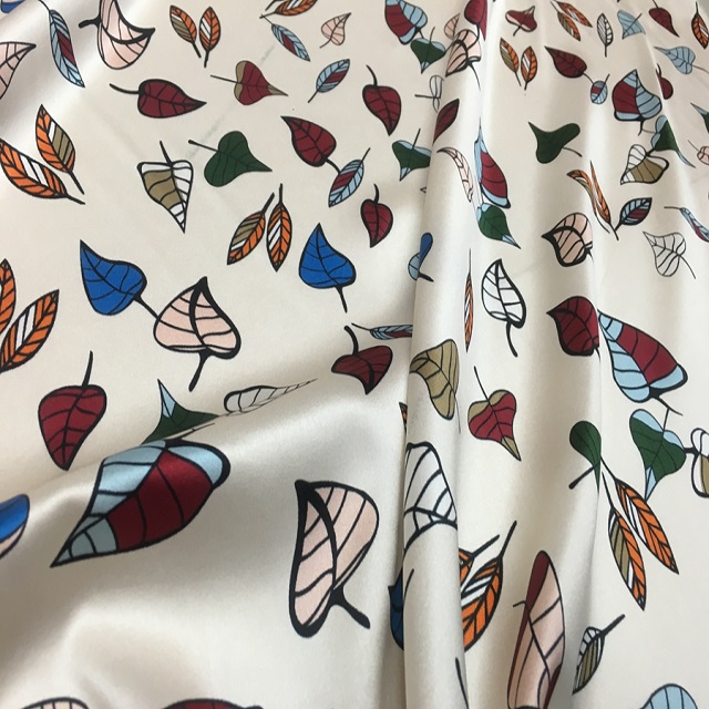 Custom Printed Kimono Silk Fabric