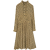 Topshop Silk Strappy Ruffle Midi Dress