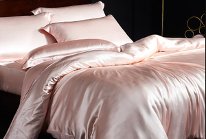 Silk Mulberry Bed Comforter Pink Sheets 